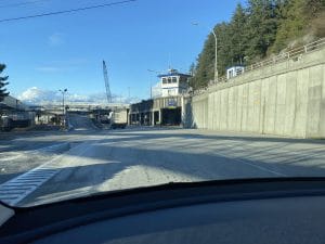 Do not go under the tower midway down the ramp. The main area is under construction.
