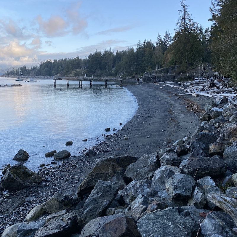 Tunstall beach shortly after sunrise