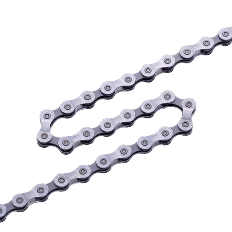 shifting chain makes an s. Cutout from the background this HG Shimano premium chain.