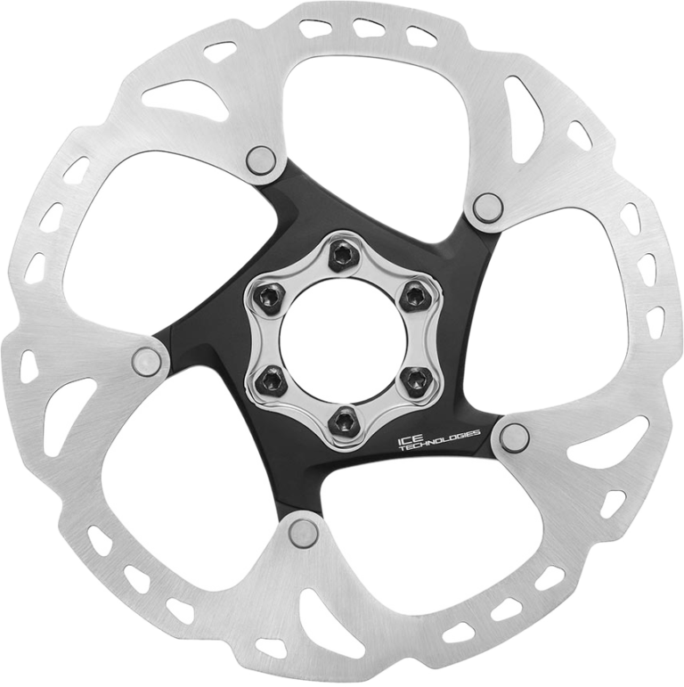 Shimano SM-RT86 rotor. An advanced rotor for long lasting wheel stopping performance.